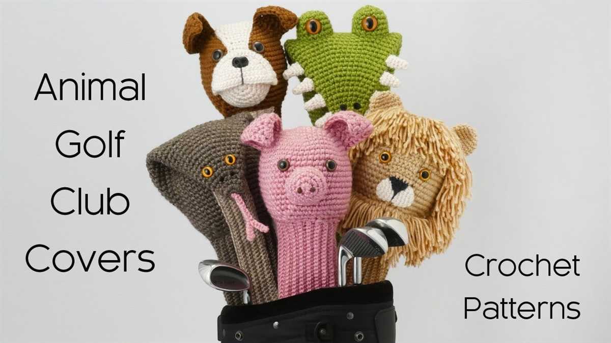 Knit golf club covers pattern free