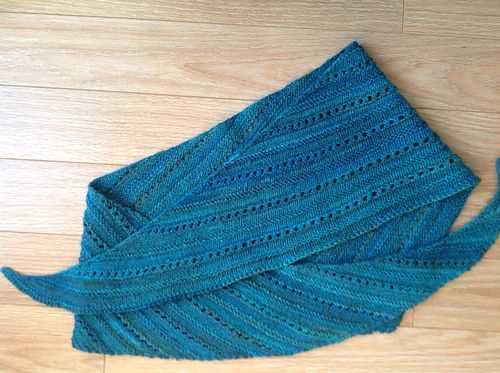 Triangle scarf knitting pattern