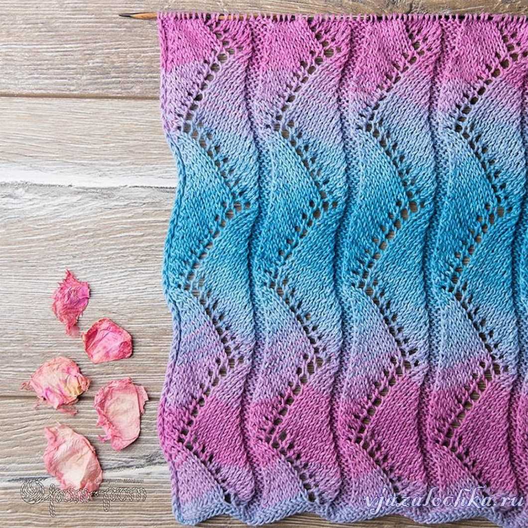 Ridge pattern knitting