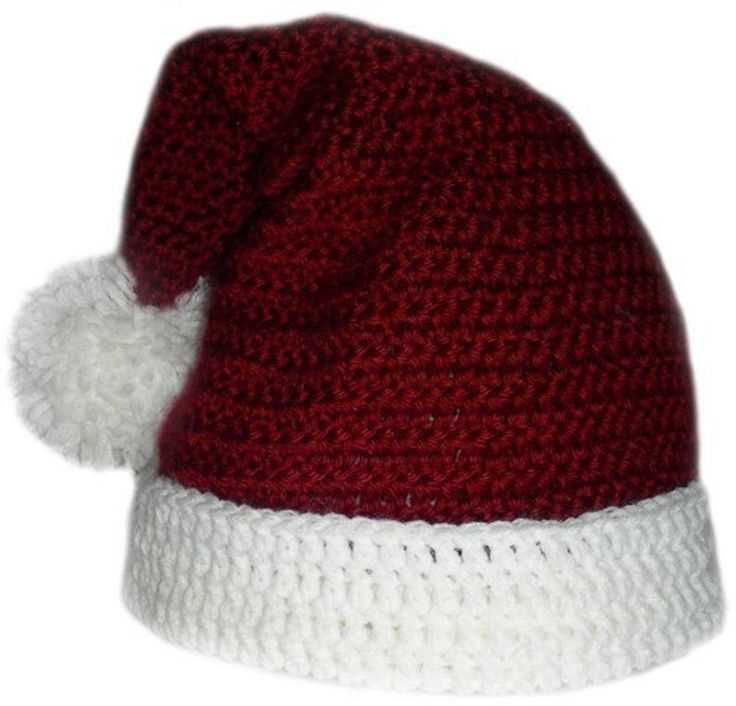 Pattern for knitted santa hat