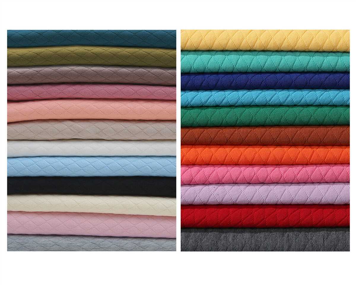 Patterned jersey knit fabric