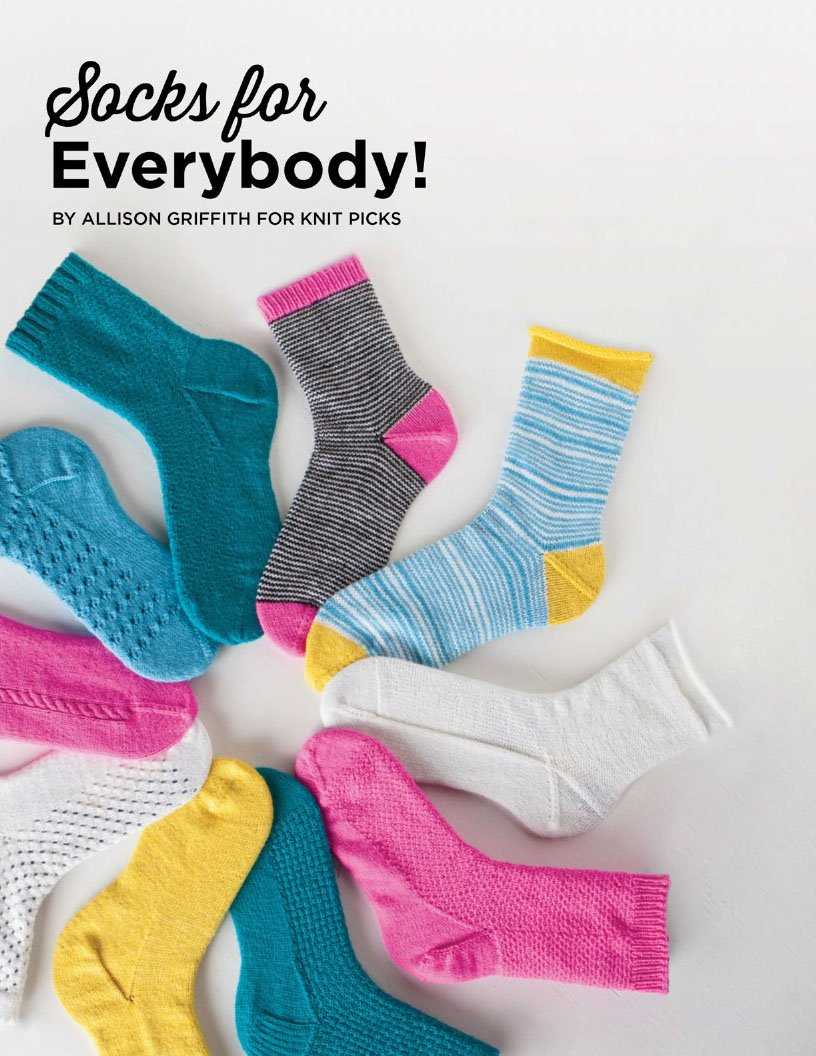 Simple knitted socks pattern beginners