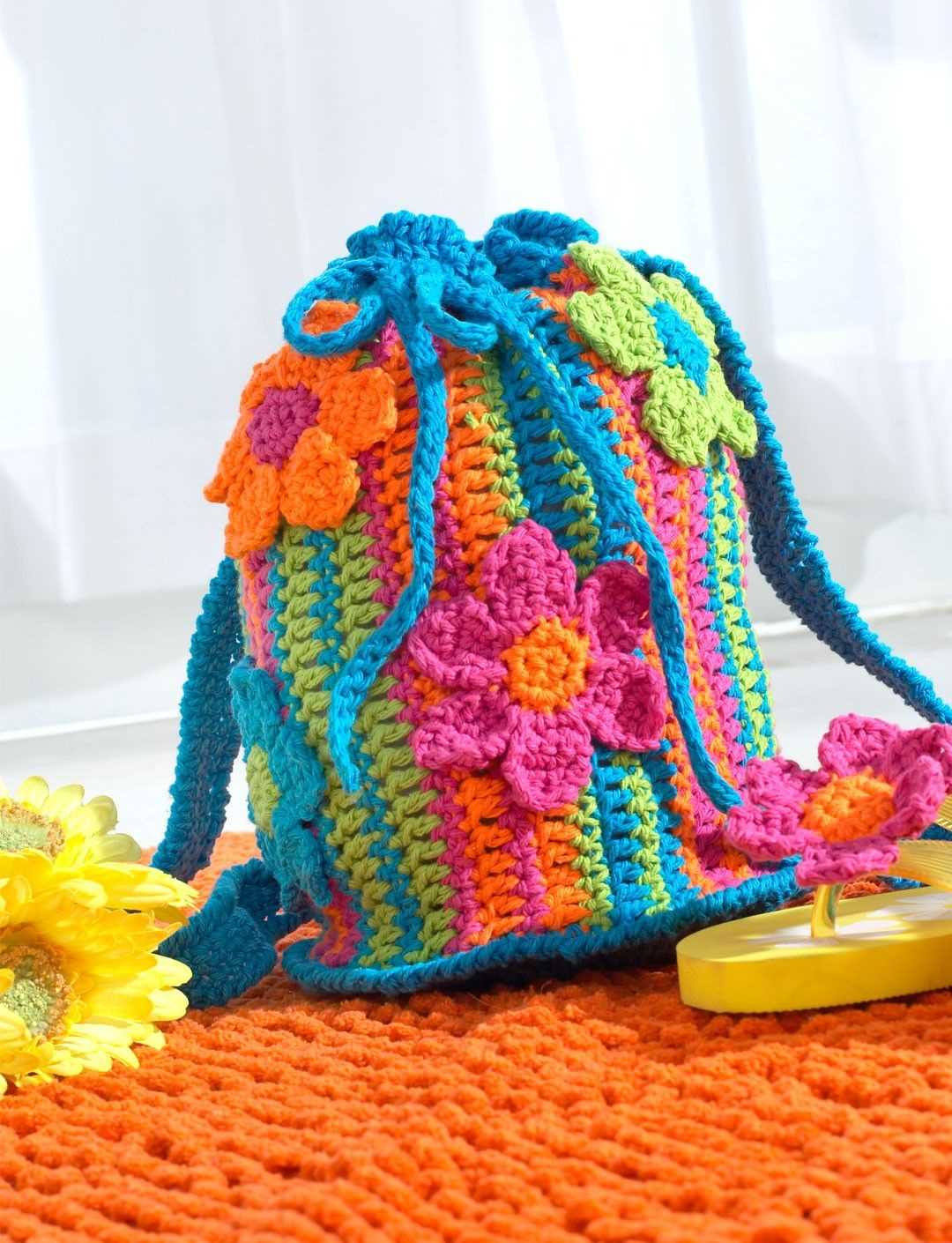 Drawstring bag knitting pattern free