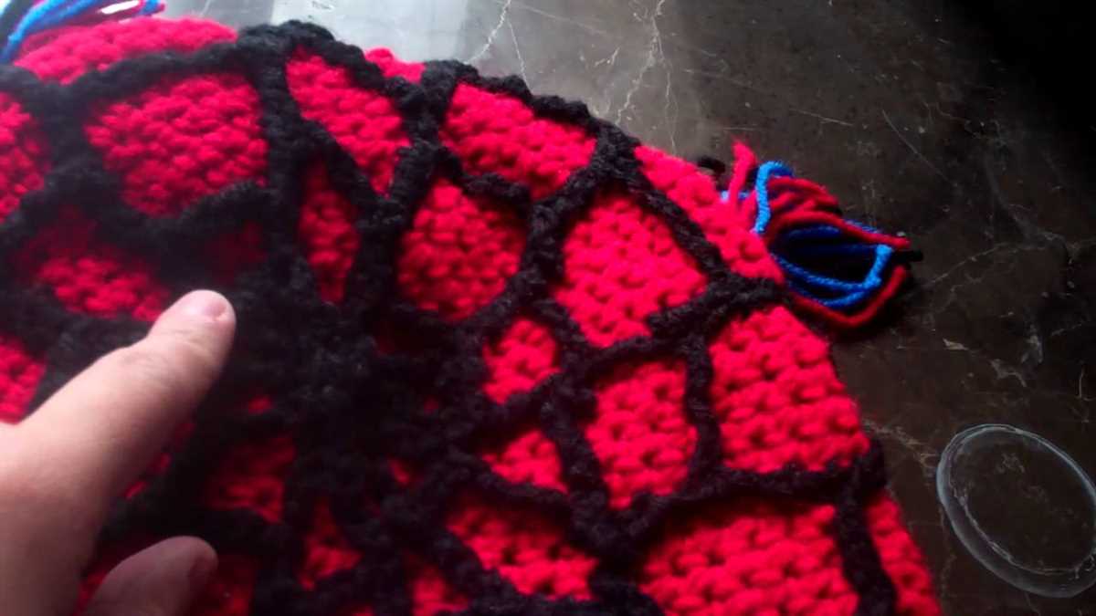 Halloween scarf knitting pattern