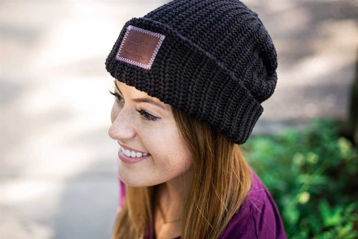 Cuffed beanie knitting pattern