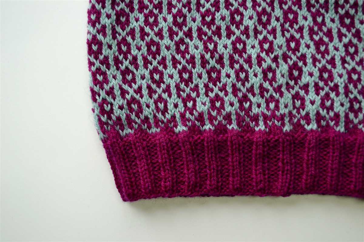 Fire truck sweater knitting pattern