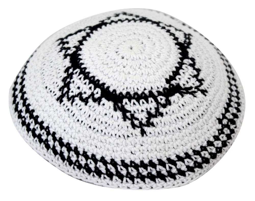Knit yarmulke pattern
