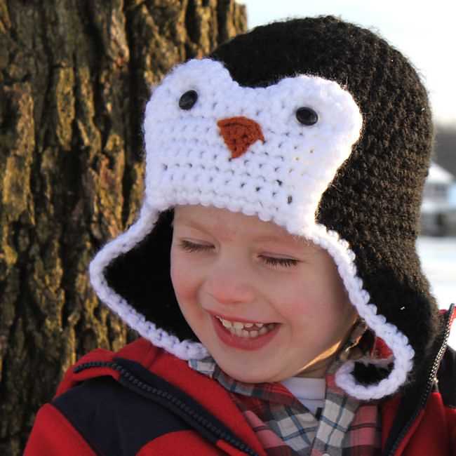 Penguin hat knitting pattern
