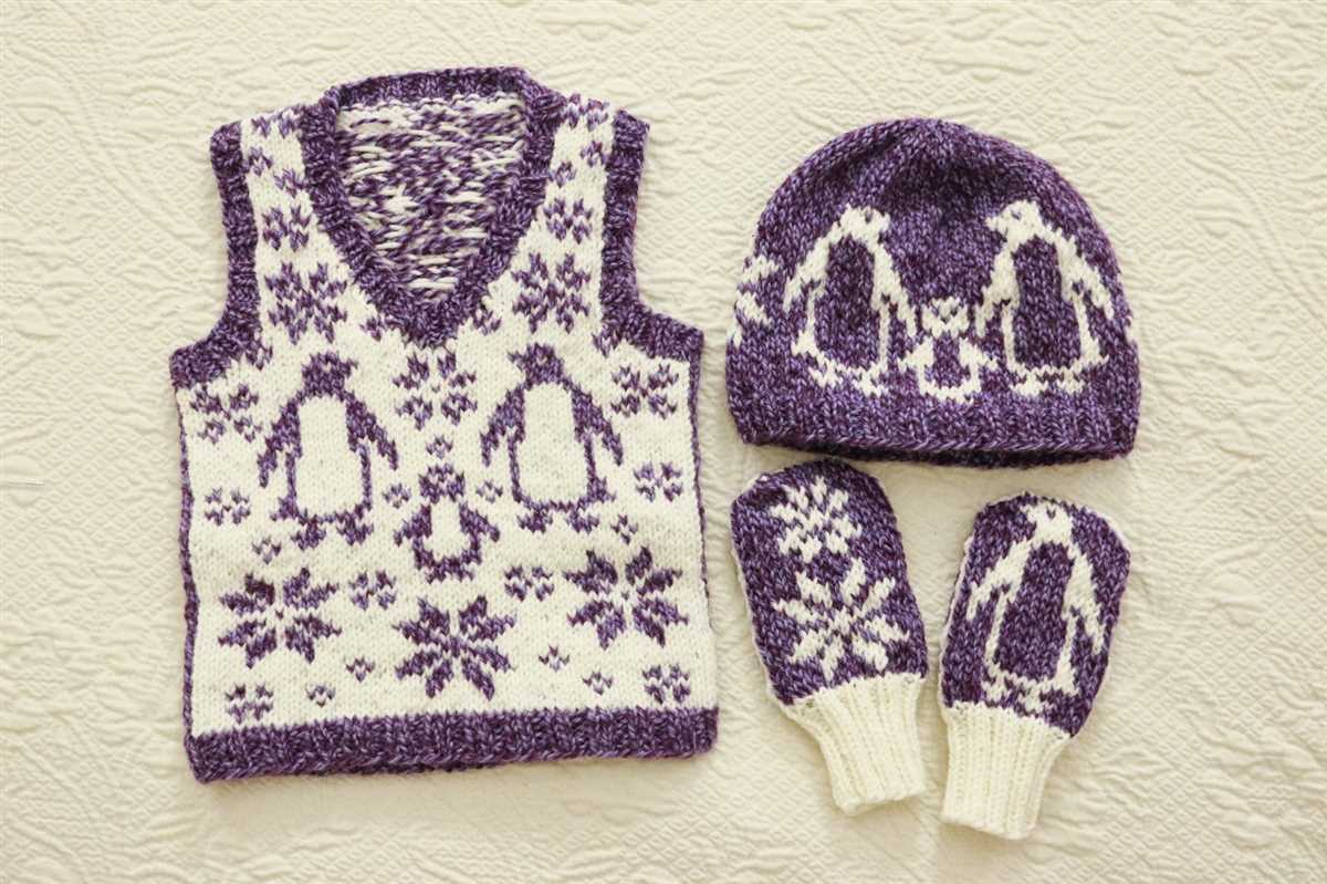 Penguin hat knitting pattern