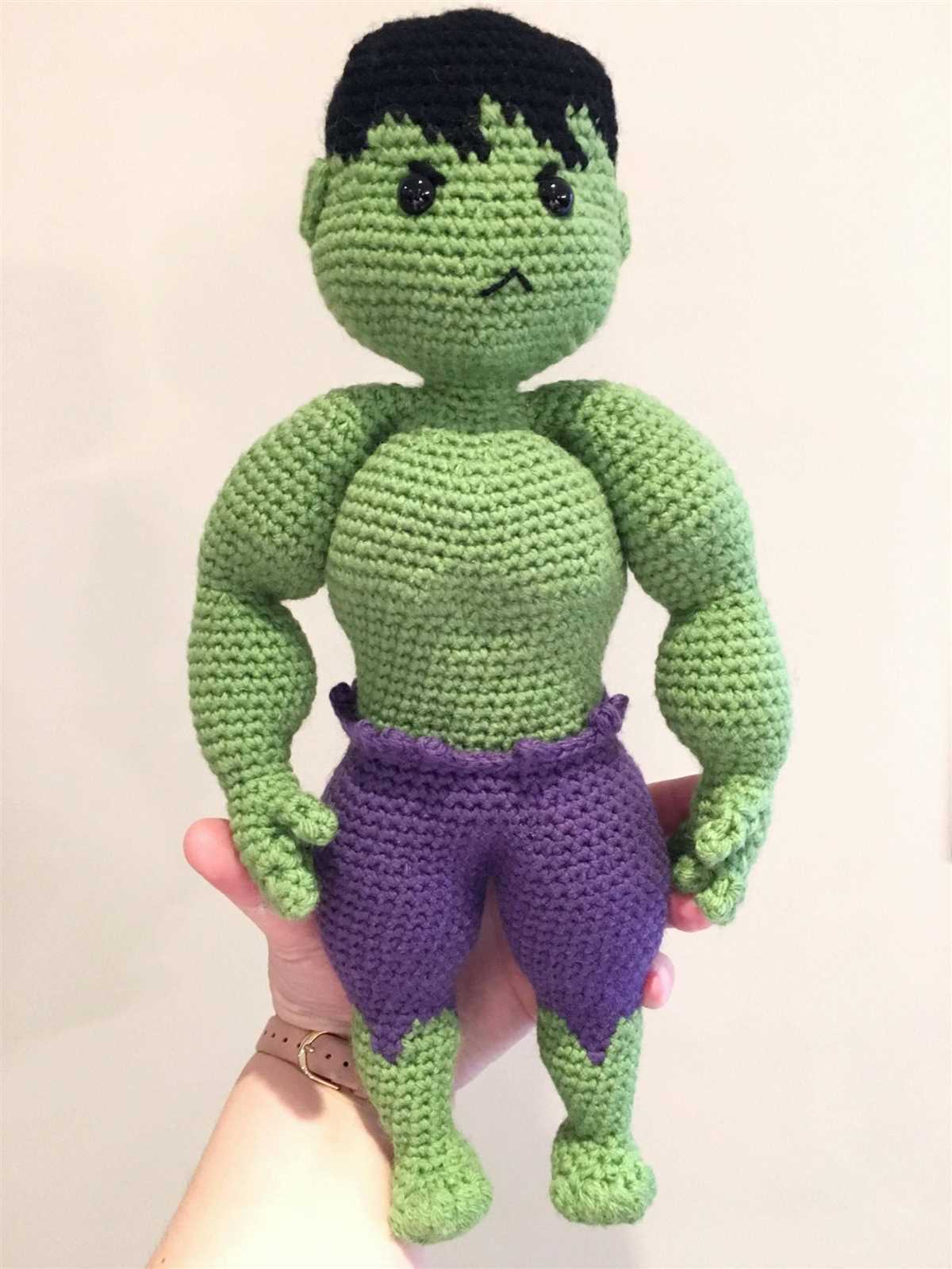 Hulk knitting pattern free