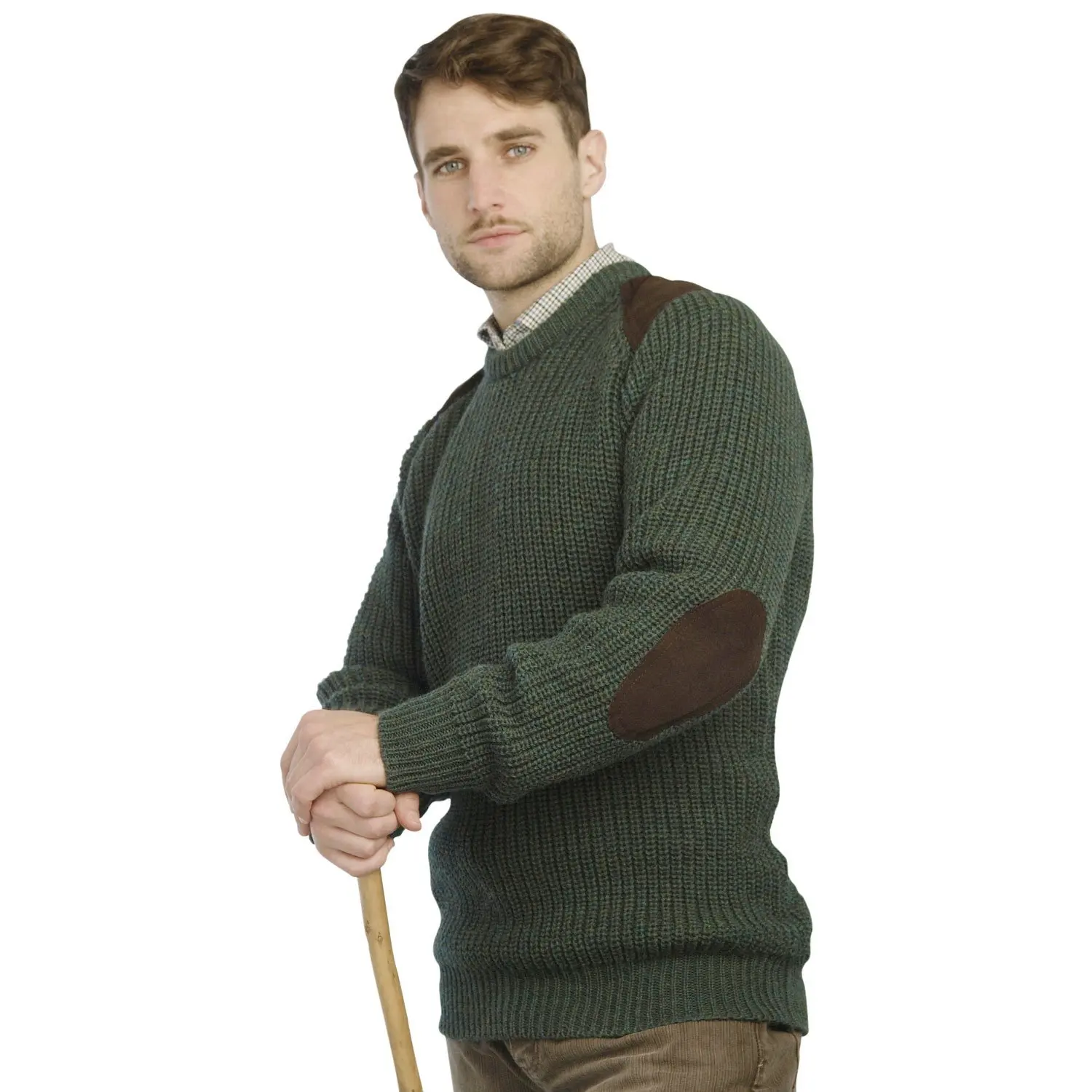 Fisherman rib knit sweater pattern
