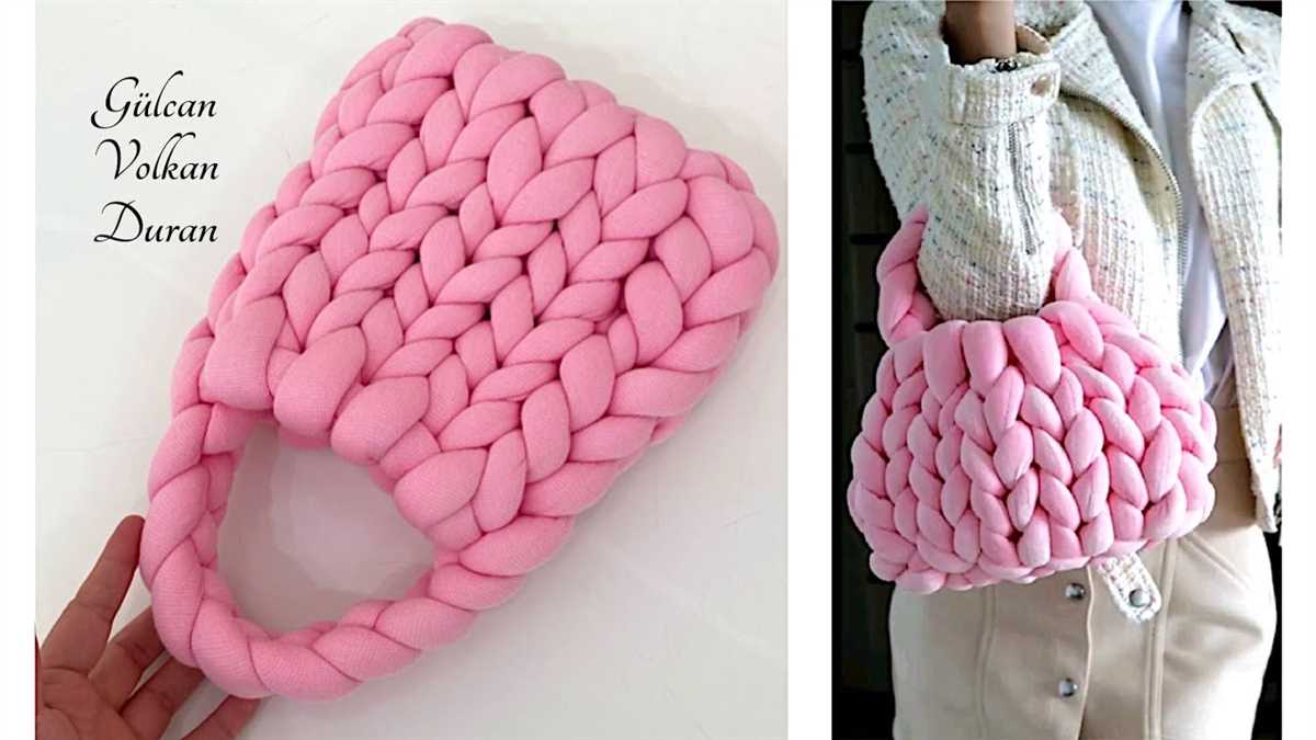 Ribbon yarn patterns knit