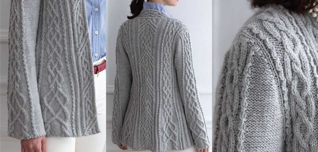 Cable knit cardigan pattern