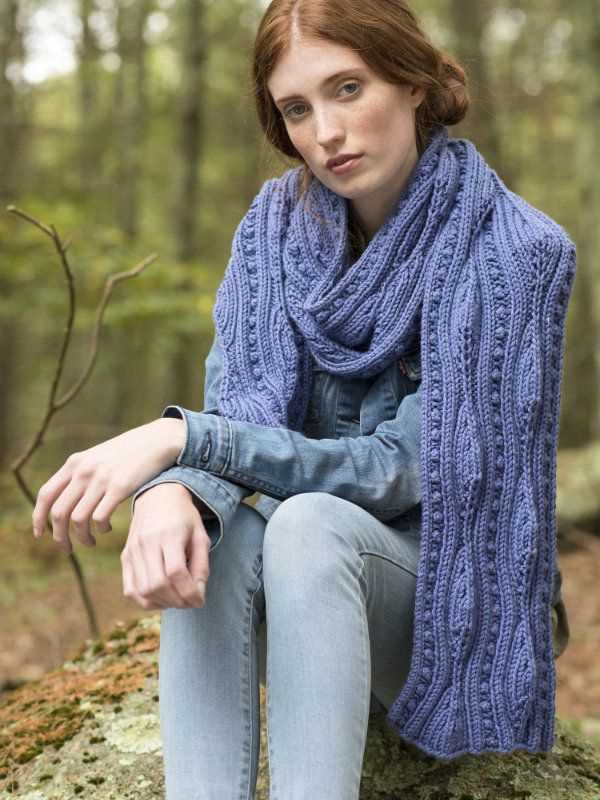 Stylish and Cozy - Free Patterns for Women's Knit Scarves Women's knit scarf free patterns