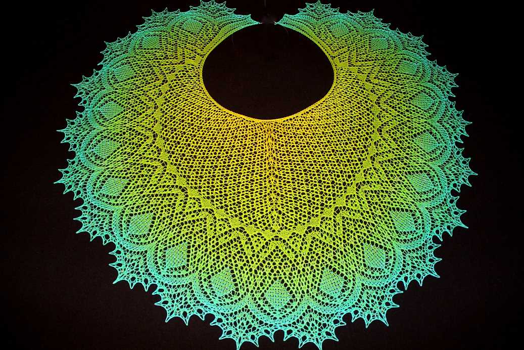 Pi shawl knitting pattern