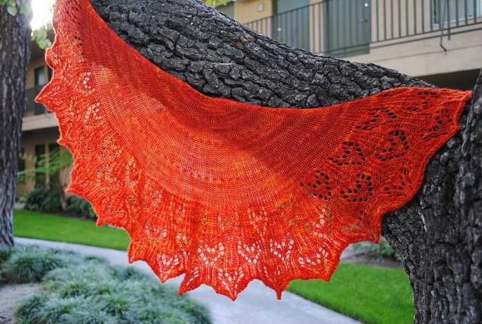 Pi shawl knitting pattern