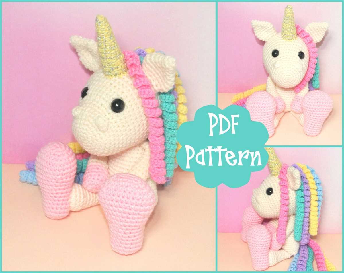 Unicorn knitting pattern free to download