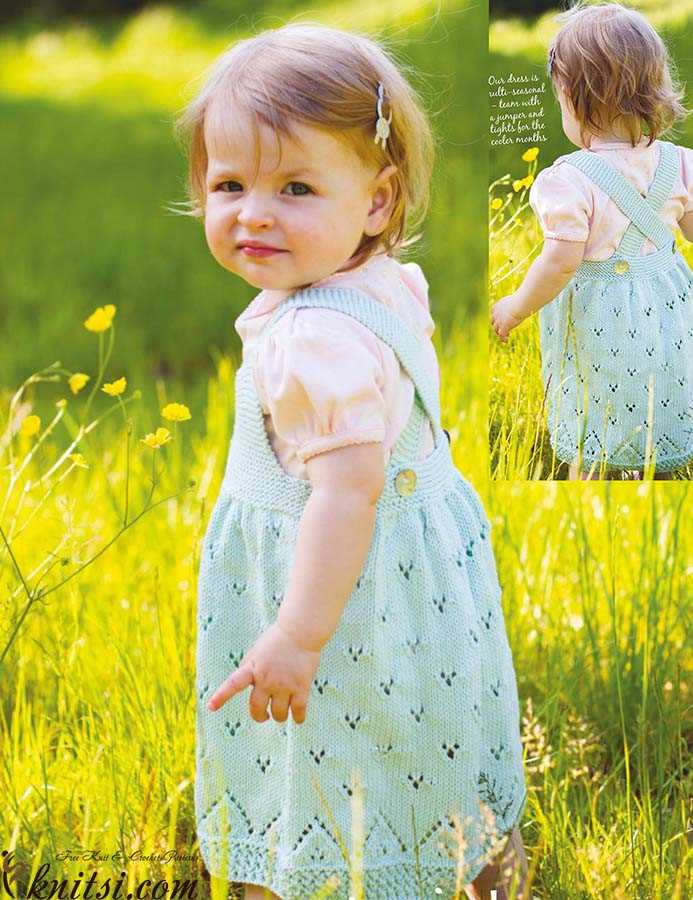 Pinafore knitting pattern