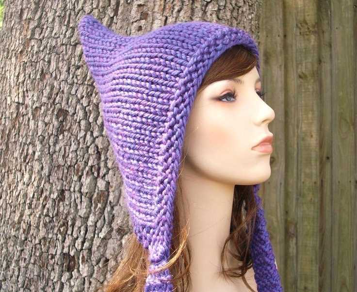 Pixie hat pattern knitting