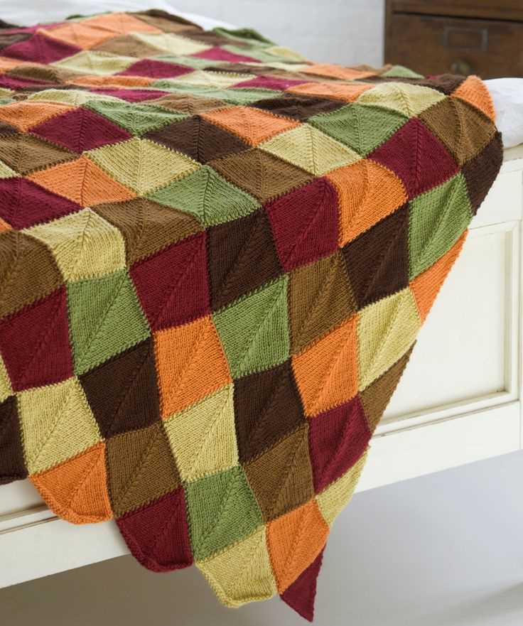 Plaid knit pattern