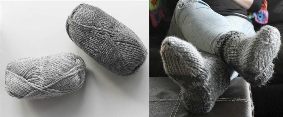 Easy bed socks knitting pattern 2 needles