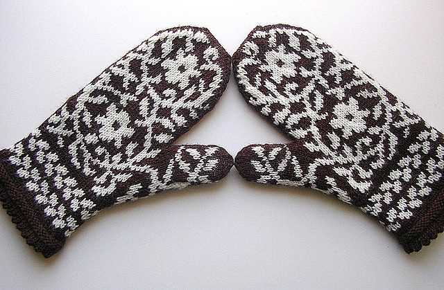 Easy mens mittens knitting pattern