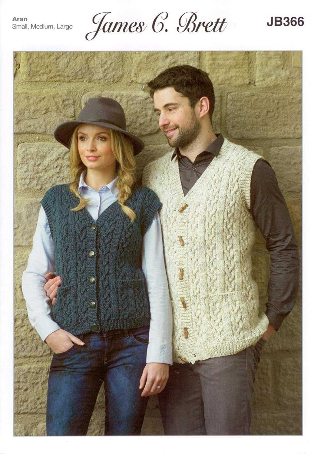 Mens knitted waistcoat pattern