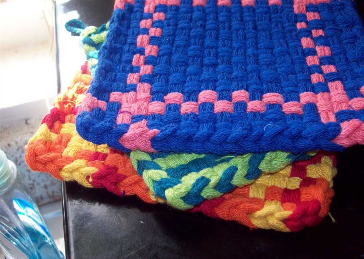 Pot holder knit pattern
