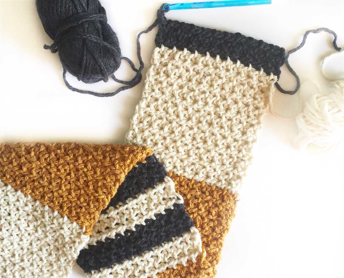 Potato chip knit scarf pattern
