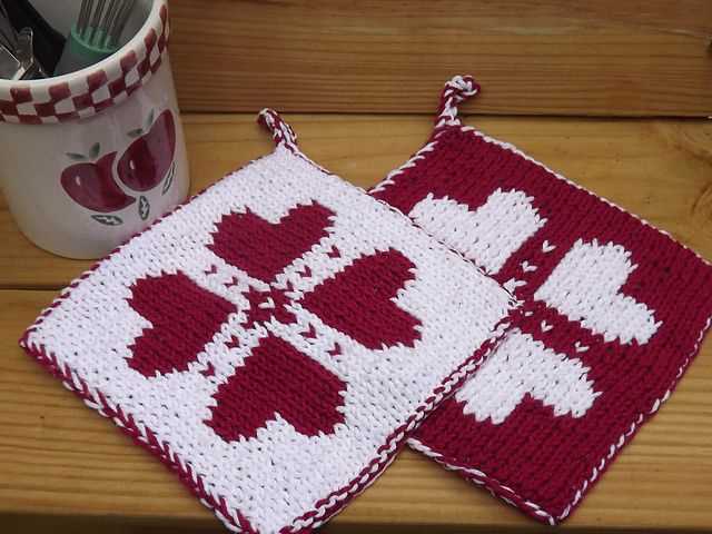 Potholder patterns knitting