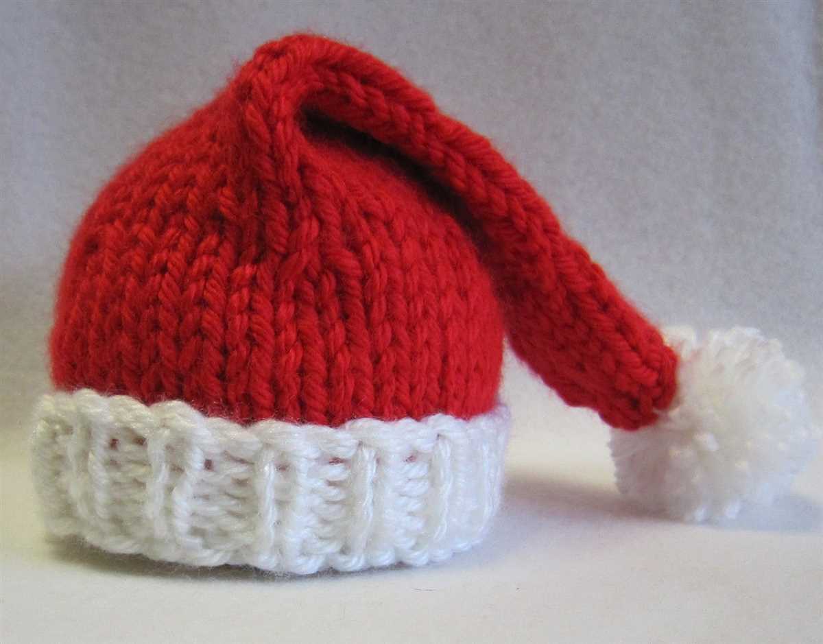 Preemie caps knitting pattern