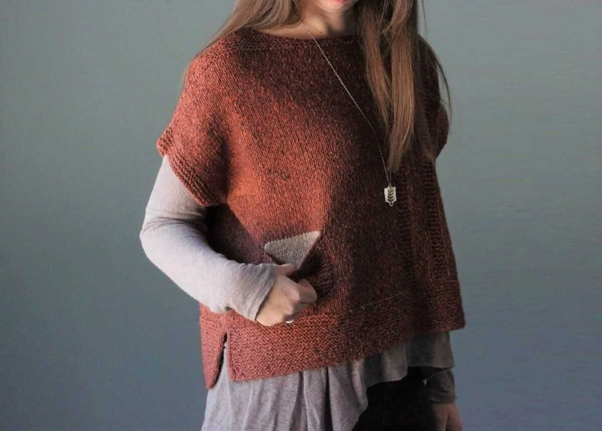 Chunky knit sweater vest pattern