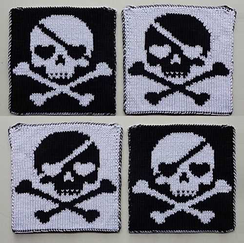 Small skull knitting pattern