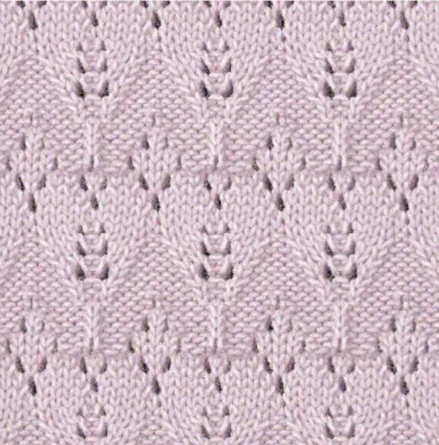 Eyelet lace knitting patterns