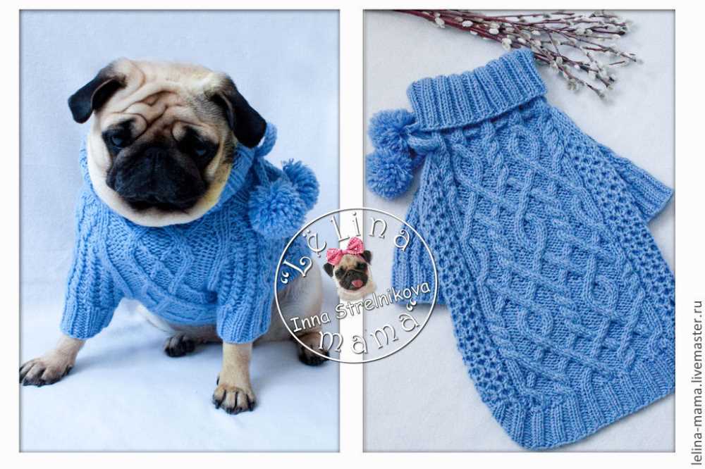 Pug dog knitting pattern