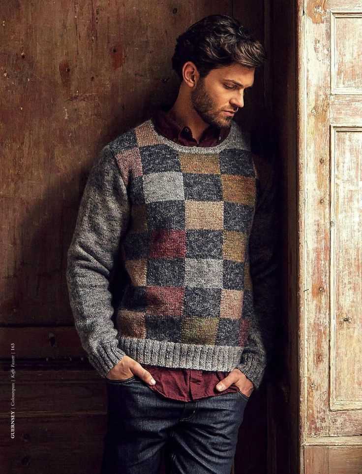 Mens guernsey sweater knitting pattern