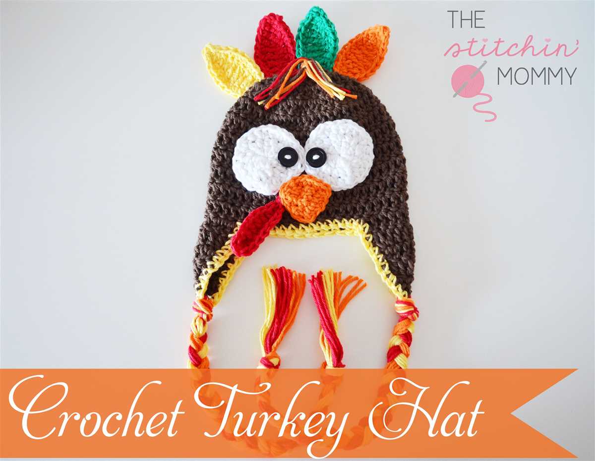 Knitted turkey pattern