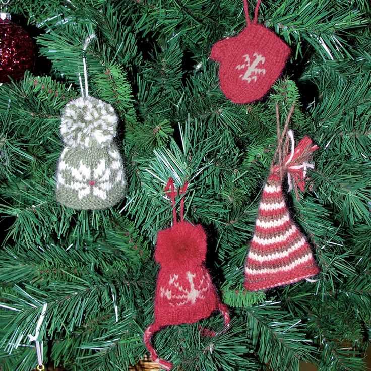 Knitted christmas ornaments patterns free