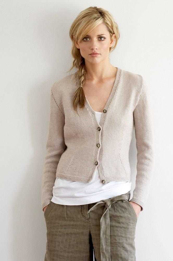 Ladies v neck cardigan knitting patterns