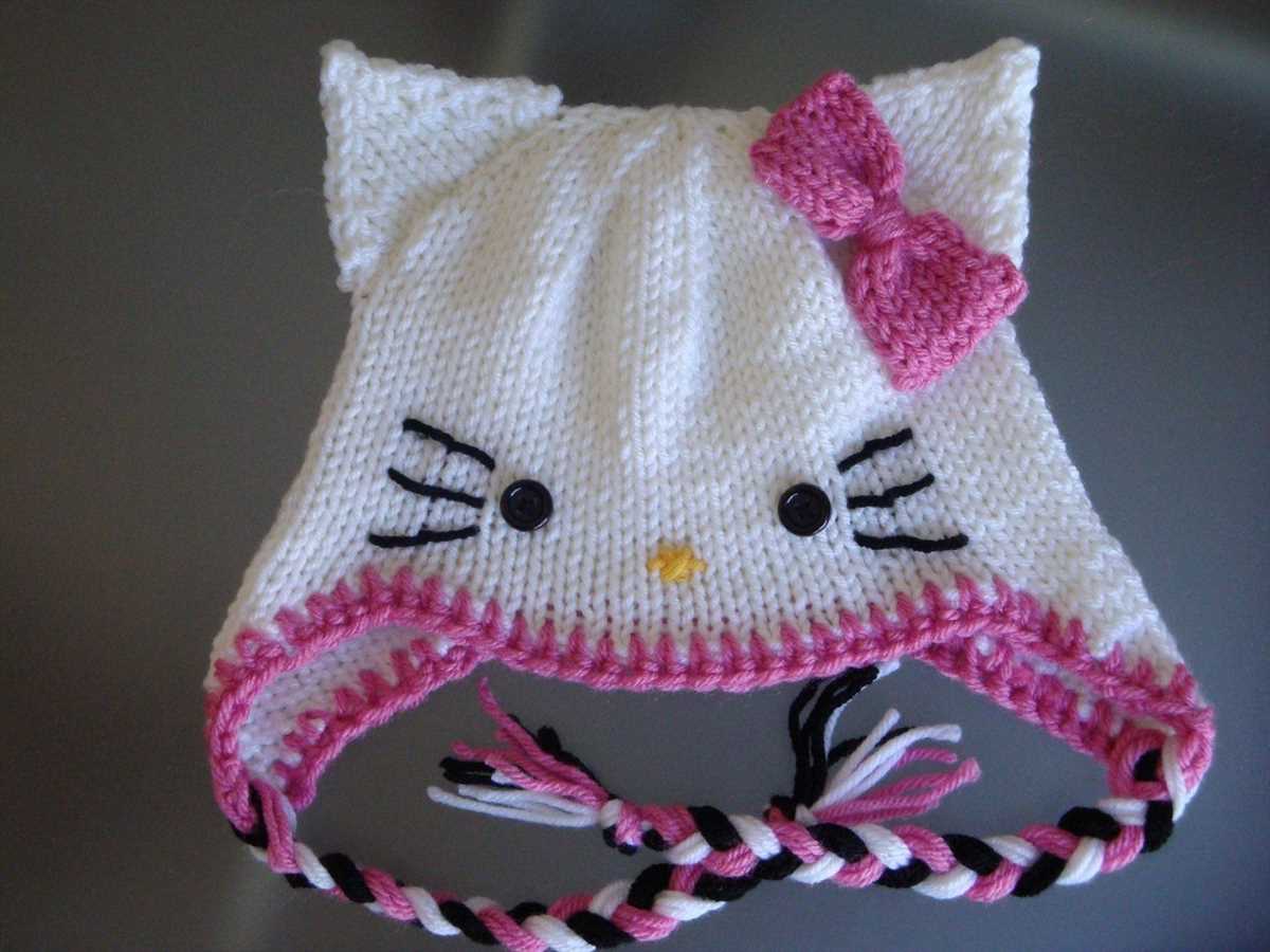 Kitty hat knitting pattern