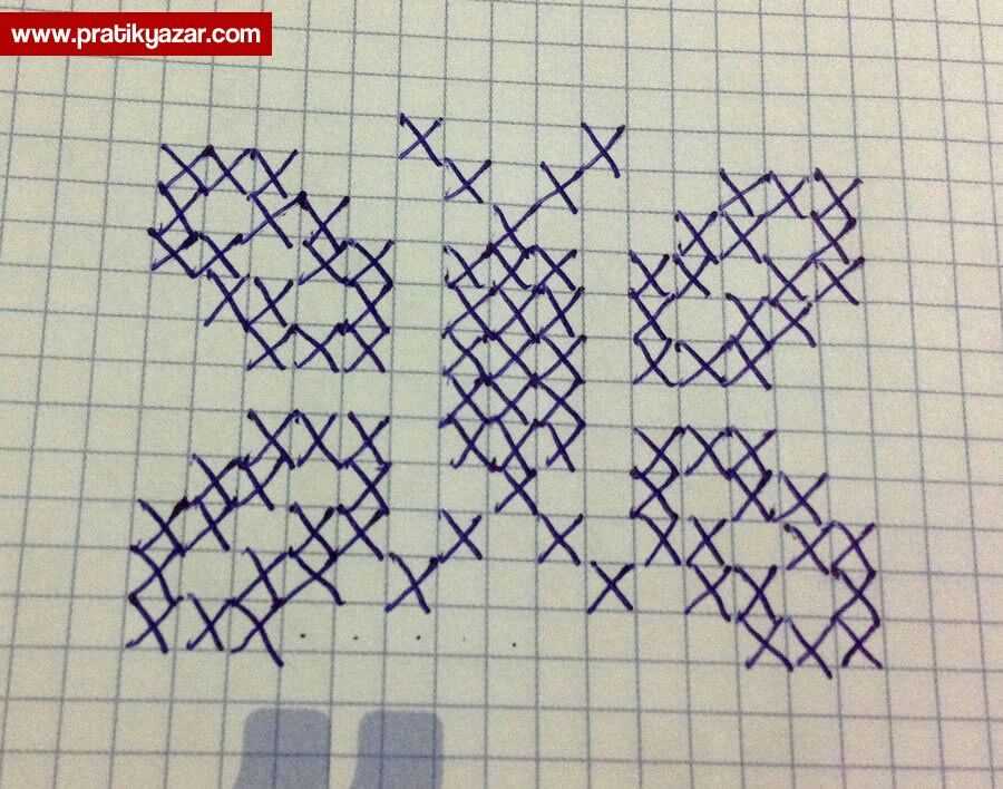 Buffalo check knitting pattern