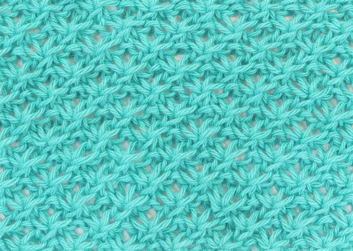 Star stitch knit hat pattern