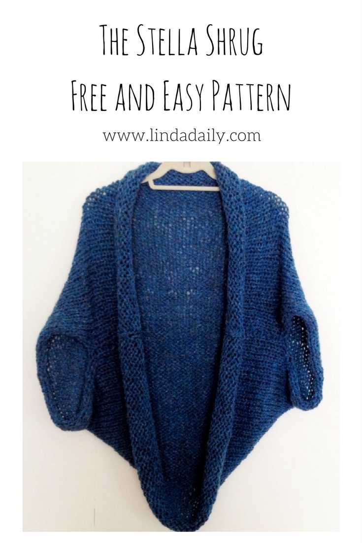 Basic shrug knitting pattern