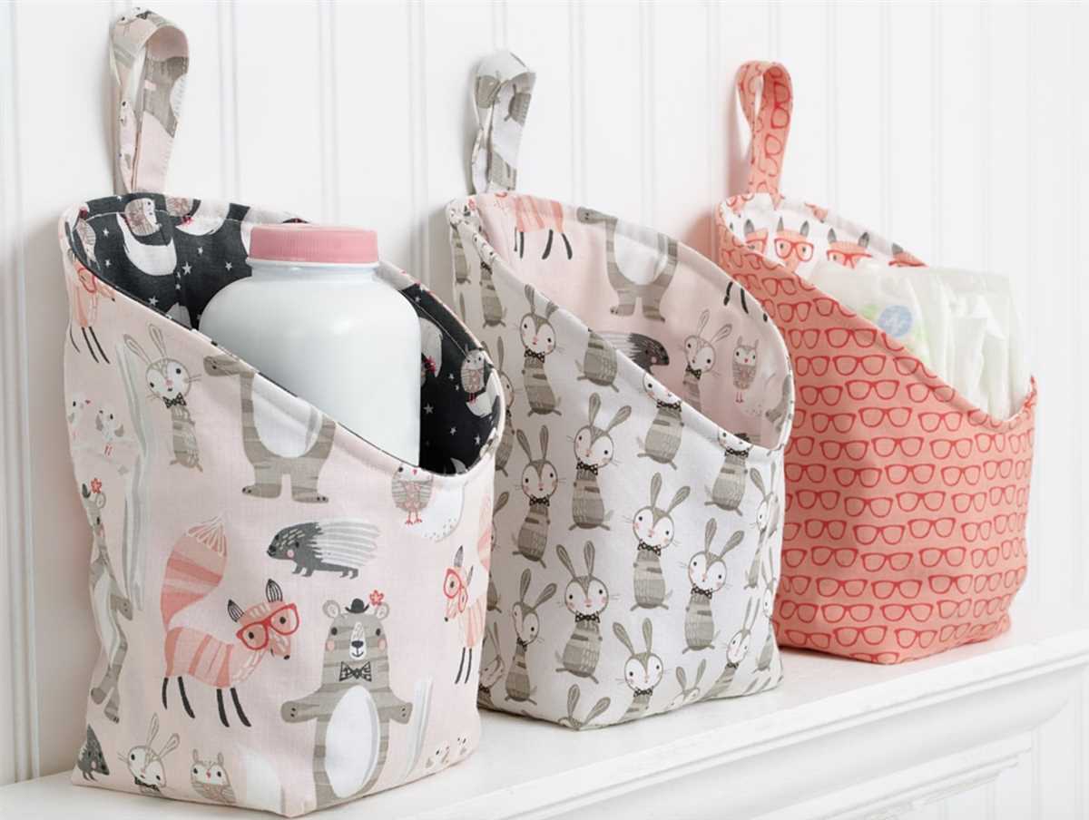 Free sewing pattern for a knitting storage bag