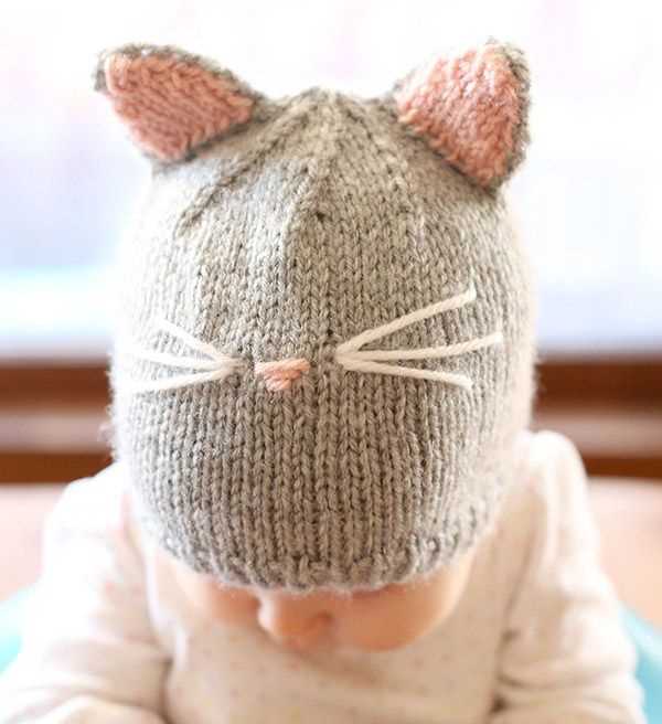 Kitty cat knit hat pattern