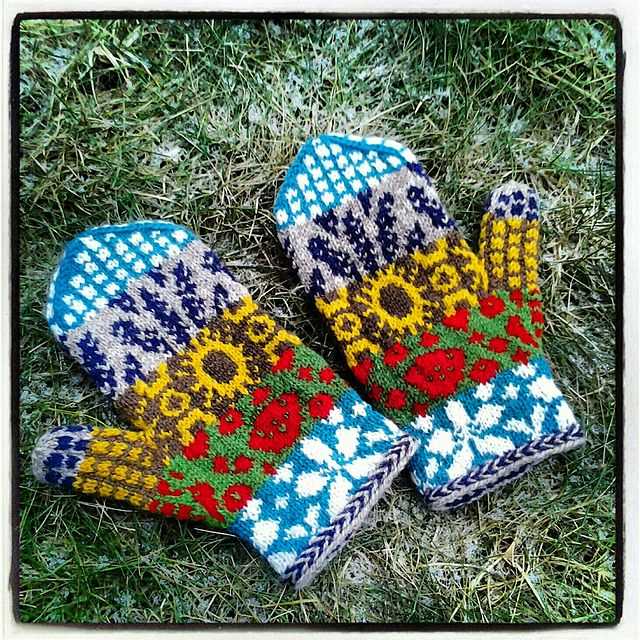 Bernie mittens knitting pattern