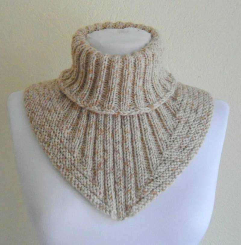 Neck scarf knitting pattern
