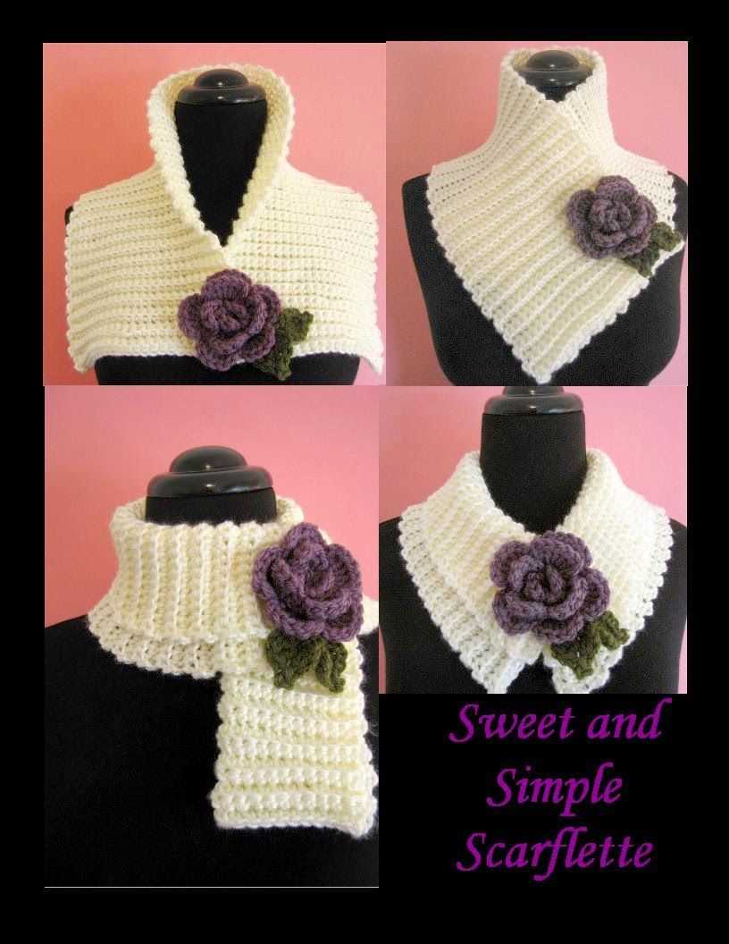 Scarflette knitting pattern