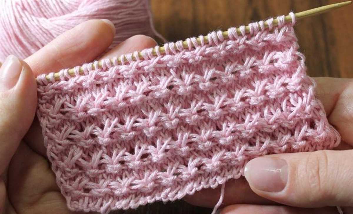 Horizontal knitting patterns