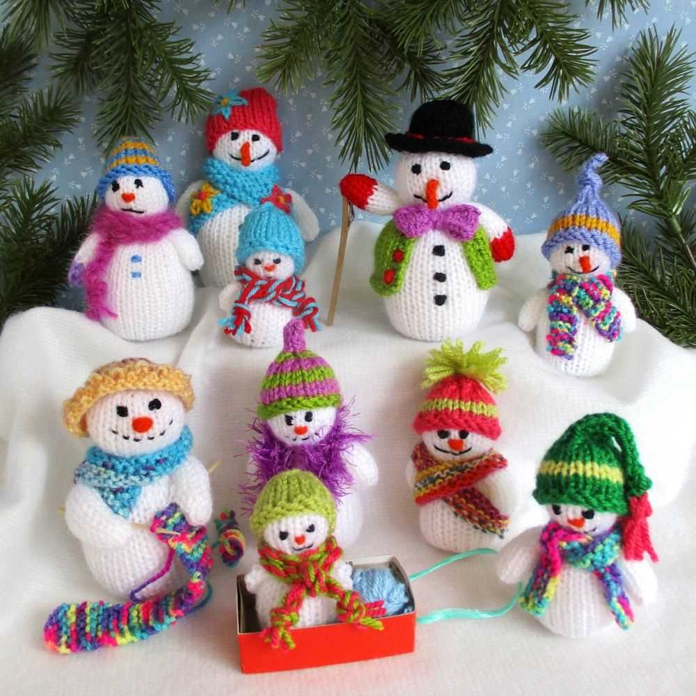 Snowman knitting pattern pdf free